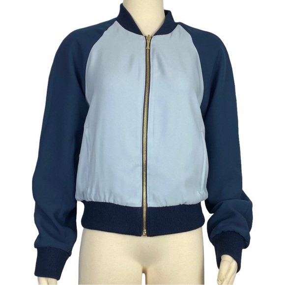 Kate Spade Out West Wild Roses reversible bomber jacket